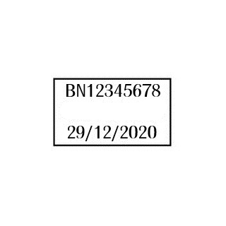 26x16 Rectangular, Permanent, White, Non-Tamper Proof